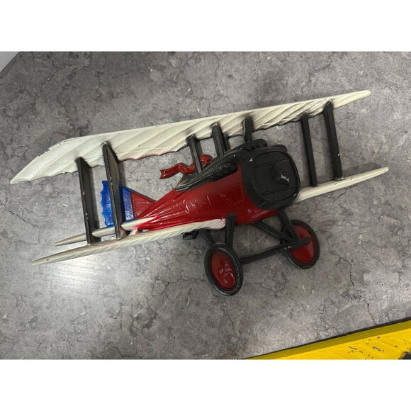 Lot of 3 Vintage Homco Airplane Wall Decor Cast Metal WWI Bi-Planes 1975 USA - Picture 1 of 6